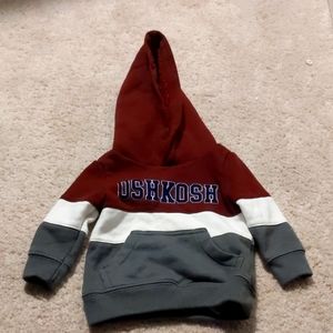 Oshkosh B'gosh baby pull over hoodie size:6M